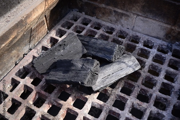 Obraz バーベキューの炭