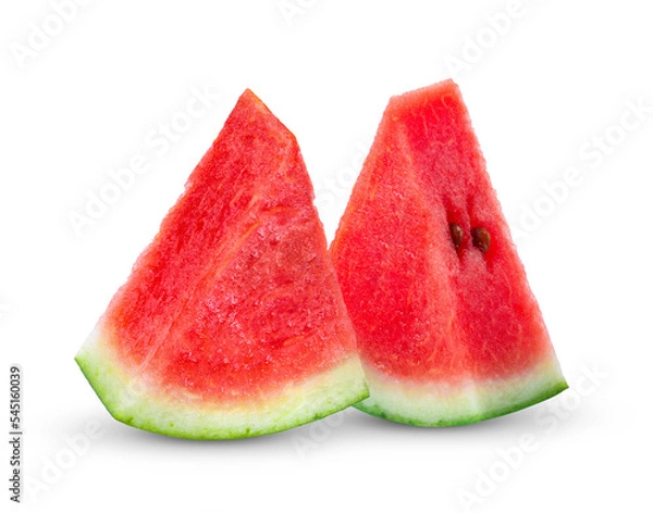 Fototapeta Sliced of watermelon isolated on transparent png