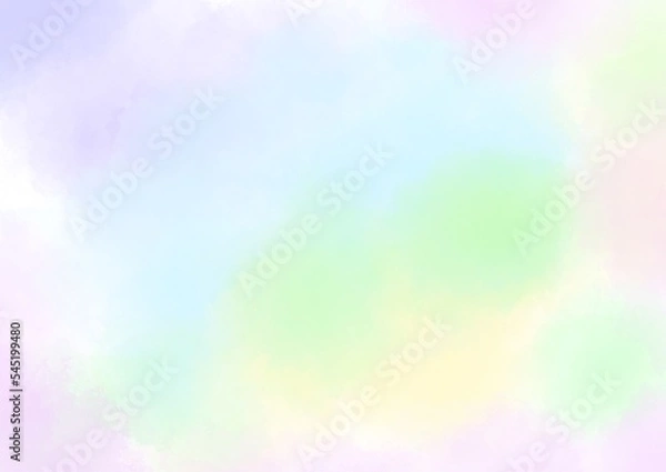 Obraz 水彩　淡い背景