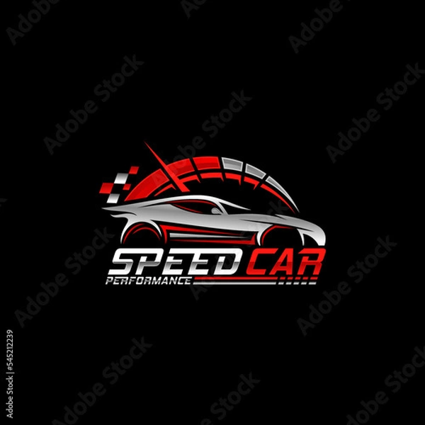Obraz Auto speed logo template 