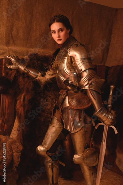 Fototapeta Lady knight