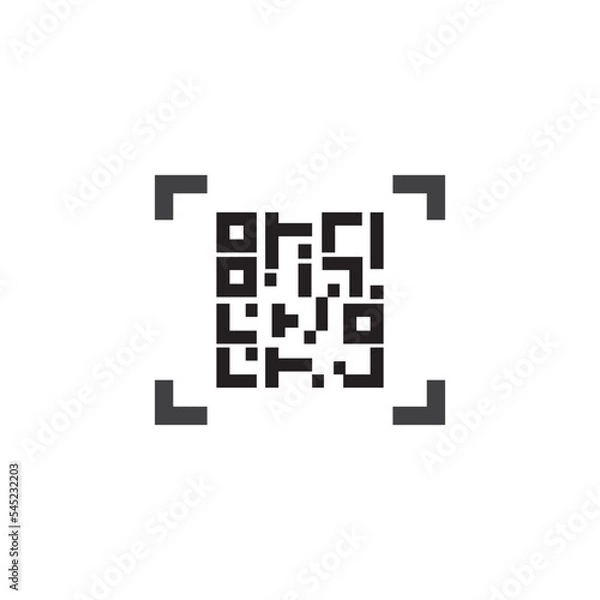 Fototapeta barcode check icon