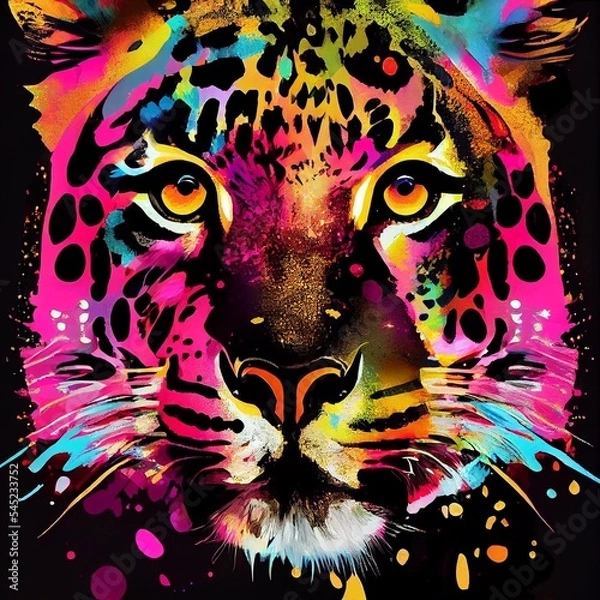 Obraz tiger head illustration