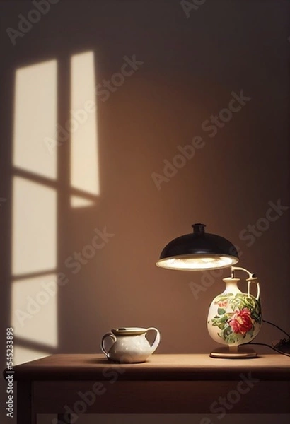 Obraz tea set on a table