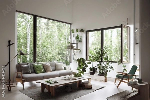 Obraz living room interior