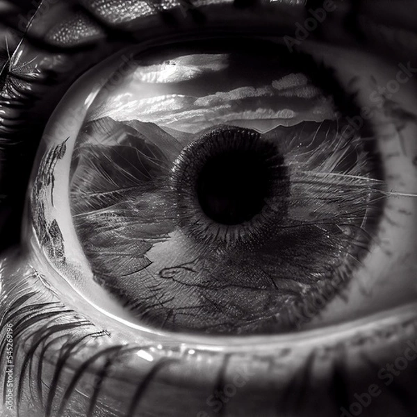 Obraz eye in the center