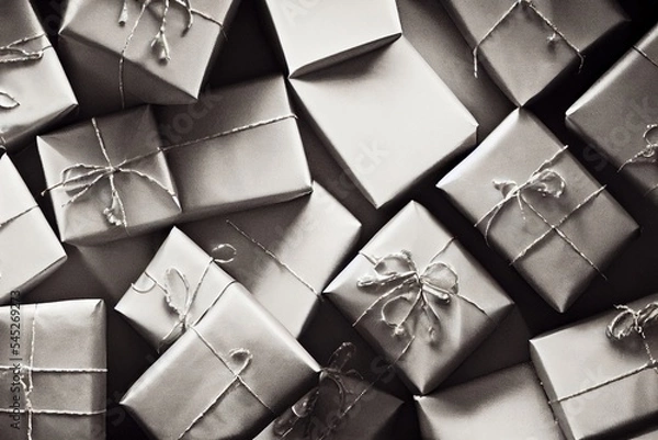 Obraz black and white background