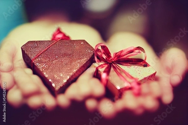 Obraz christmas gift box