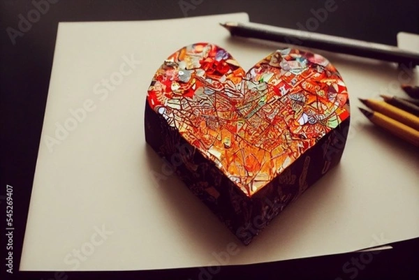 Obraz heart shaped box