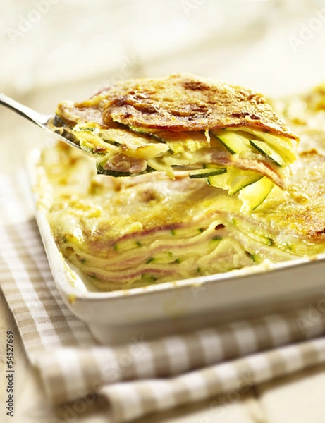 Fototapeta Lasagne z cukinią