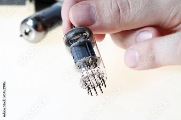 Obraz Glass vacuum radio tubes