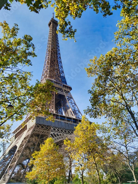 Obraz Eiffel tower, Autumn in Paris.
