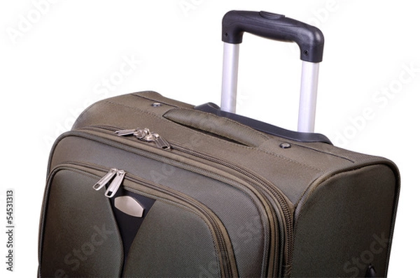 Fototapeta Top part of a road suitcase