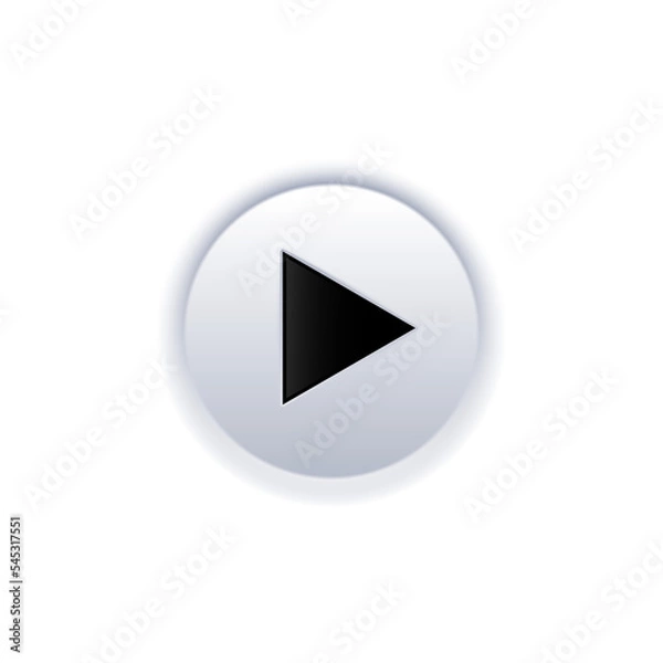 Fototapeta Play button symbol graphic design