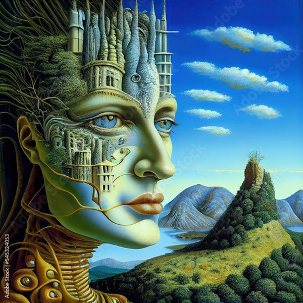 Obraz Surreal Landscape Portrait