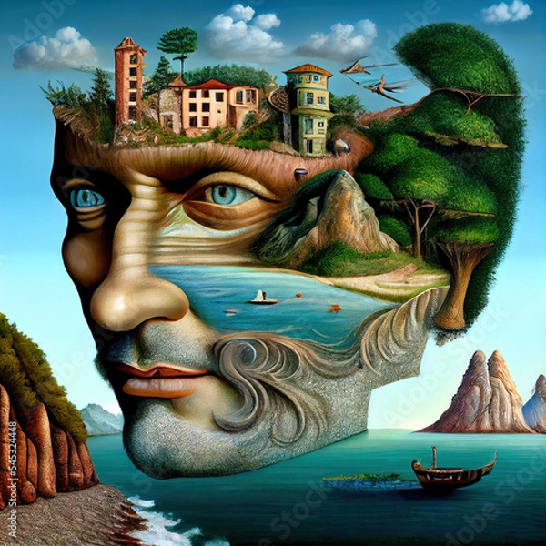 Obraz Surreal Landscape Portrait