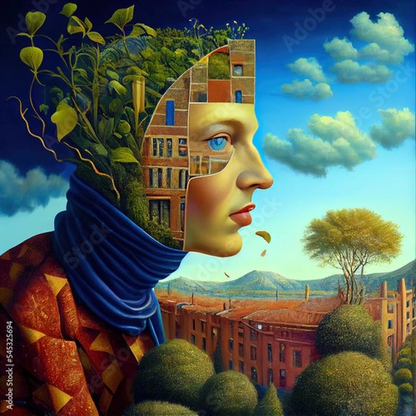 Obraz Surreal Landscape Portrait