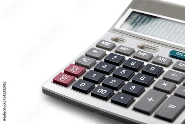 Fototapeta Finance a calculator with button