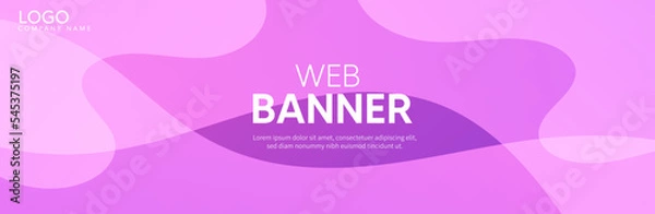 Fototapeta Pink background with hearts, Pink background, Pink banner, Abstract background, Abstract background with wave, Pink texture, Pink Banner
