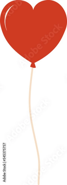 Obraz Heart-shaped balloon