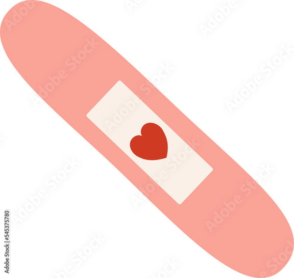 Obraz Cute patch with a heart