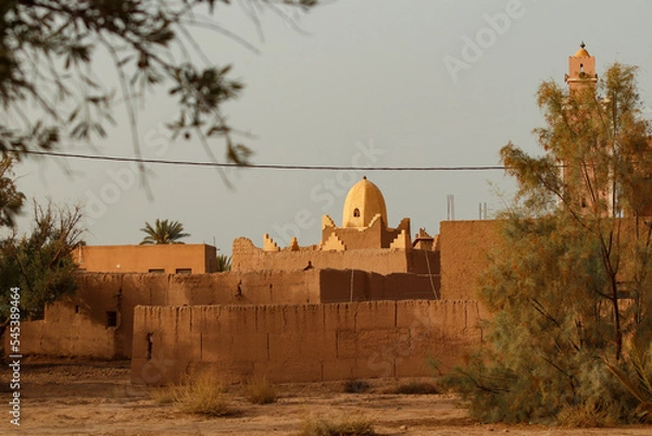 Obraz Village et mosquée au Maroc