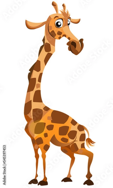 Obraz giraffe cartoon