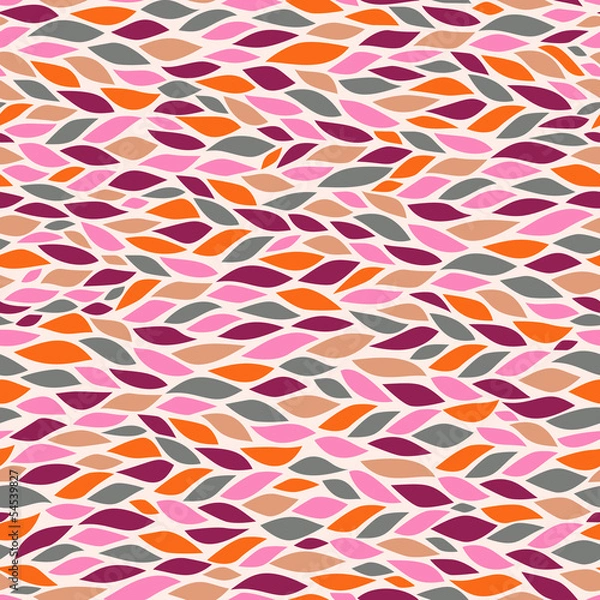 Fototapeta A seamless pattern with leaf,autumn leaf background