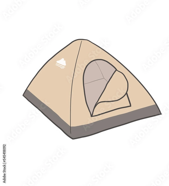 Obraz ベージュのテント