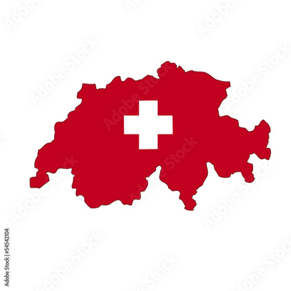 Obraz Schweizkarte