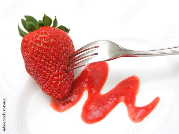 Fototapeta deser truskawkowy