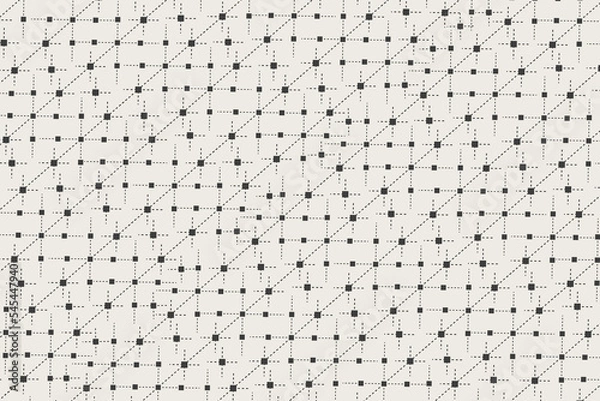 Fototapeta  Seamless pattern Beautiful fabric background. Repeating geometric tiles with dotted Vector texture, Illustration.