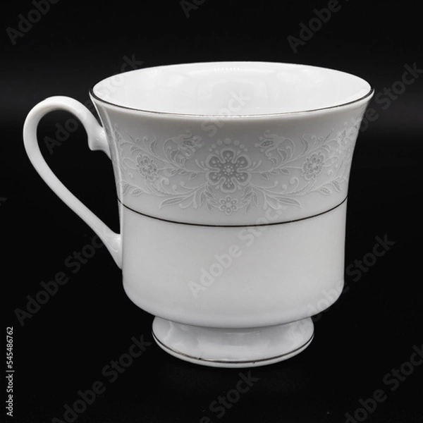 Fototapeta White ceramic cup