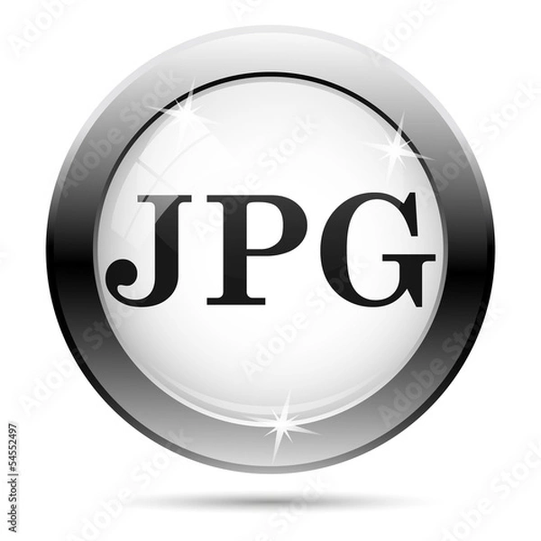 Obraz Black and white icon