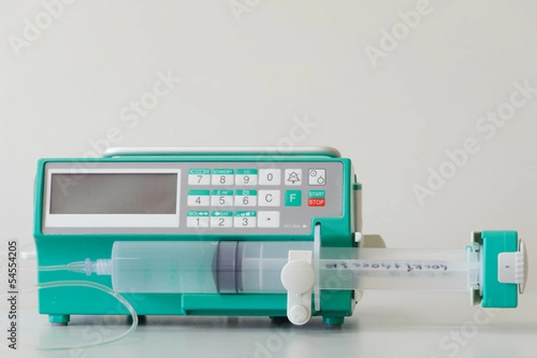 Obraz isolated automatic injection machine perfusor