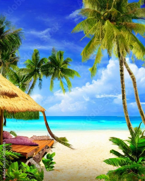 Obraz Caribbean beach