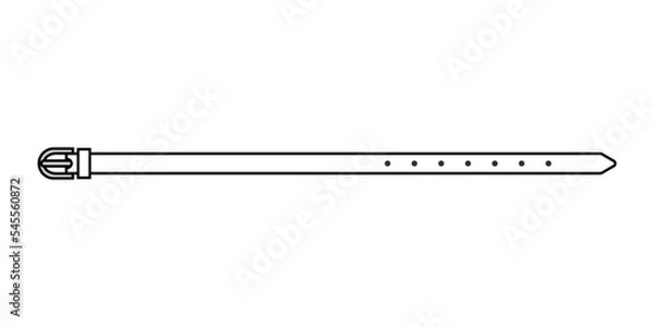 Obraz Spur Straps pictogram vector illustration.