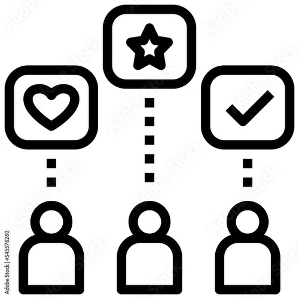 Obraz personalized outline style icon