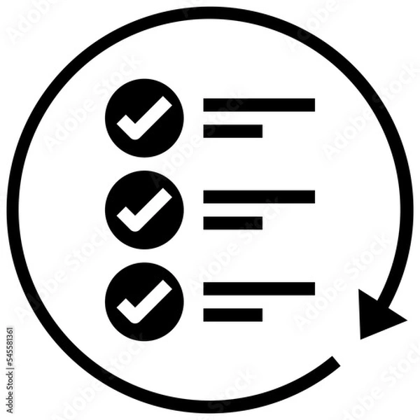 Obraz repeated glyph style icon