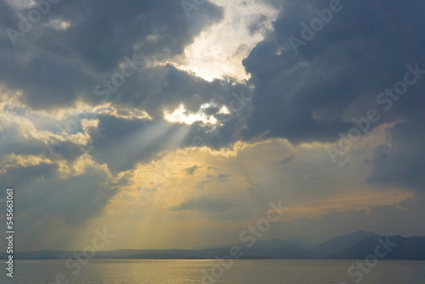 Obraz clouds over the sea