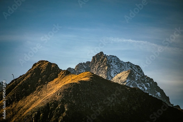 Obraz sunrise in the mountains