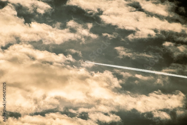 Obraz view of the clouds