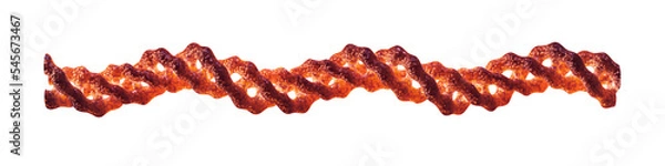 Obraz Collagen triple helix molecule isolated. Collagen is a type of protein fiber and the main component of connective tissue as skin, cartilage, bones, ligaments and tendons