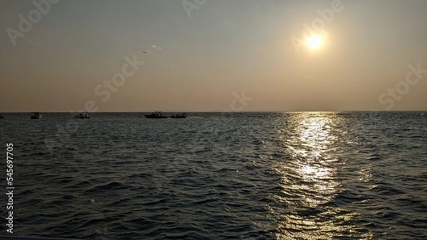 Obraz sunset over the sea