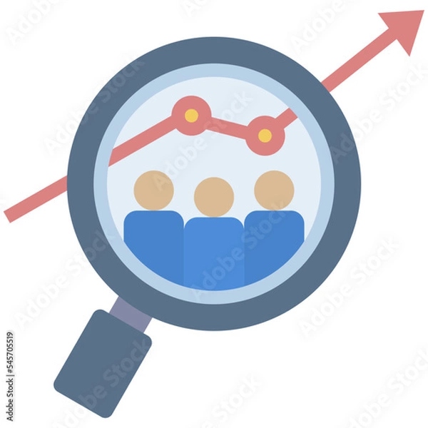 Obraz data flat style icon