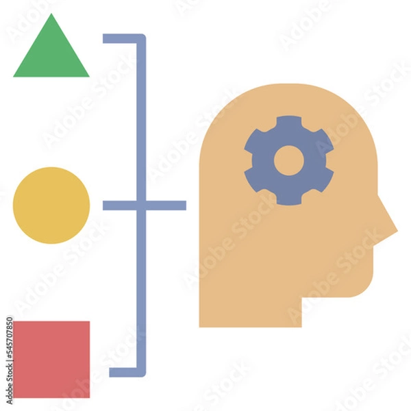 Fototapeta information flat style icon