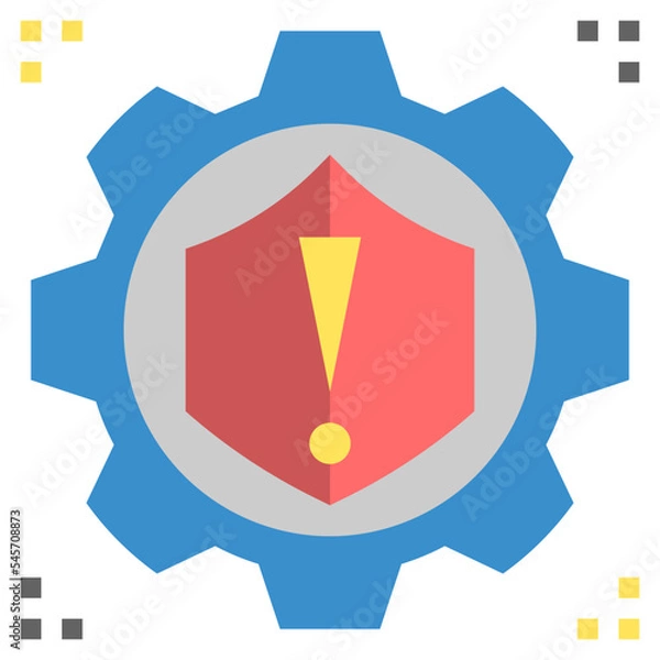 Obraz mitigation flat style icon