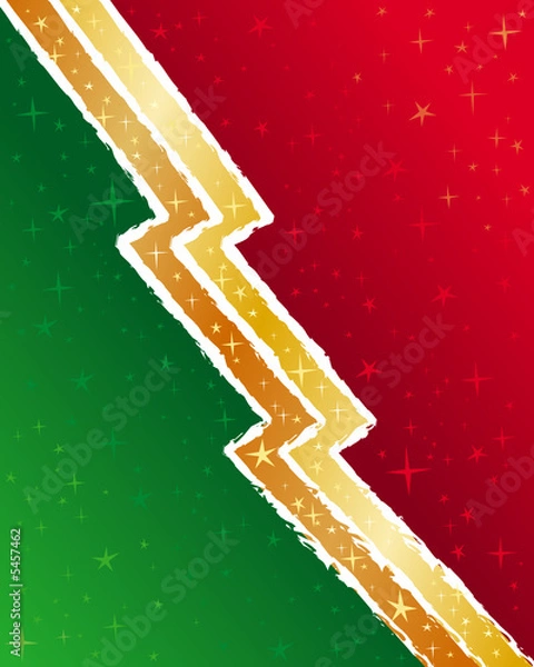 Fototapeta Xmas tree, vector