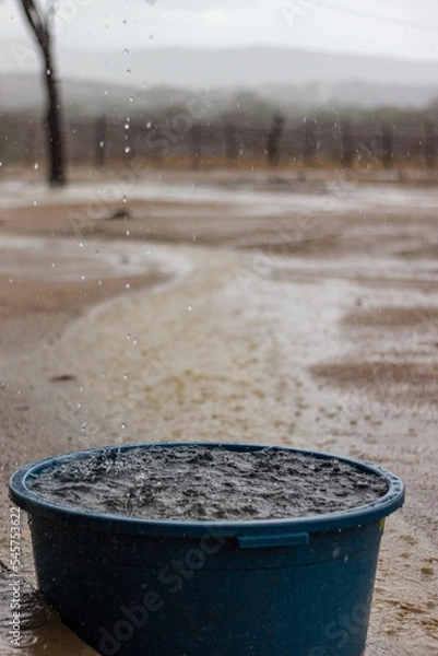 Fototapeta dia chuvoso
