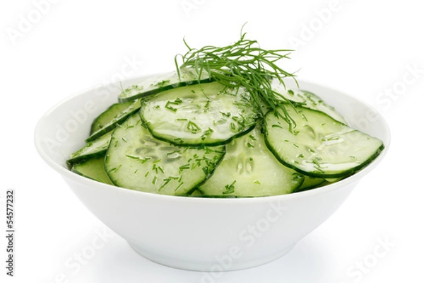 Obraz Gurkensalat mit Dill
